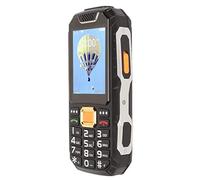 RASTKY Teléfono Móvil para Personas Mayores con Doble Tarjeta y Botón Grande 3D, Teléfono Móvil para Personas Mayores con Pantalla de 2,8 Pulgadas y Linterna (Black)