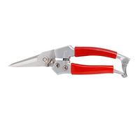 RASTKY Tijeras de Podar de Plantas de, Cómoda Podadora Manual con Cierre de Seguridad, Tijeras de Podar Rectas con Rojo para Trabajadores de Huertos (Proceso de pintura en aerosol)