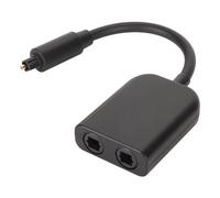 RASTKY Toslink Digital Splitter 1 en 2 out Male a Hembra Convertidor de Sonido de Fibra óptica de 6 Núcleos para para One S CD DVD - Divisor de Cable óptico Digital