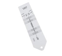 RASTKY Transportador de Alineación de Cartuchos, Herramienta de Calibre de Calibración Ligera para Brazo Giratorio, Ideal para Coleccionistas de Discos de Vinilo, 8,3" X 2"