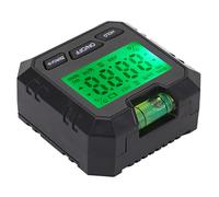 RASTKY Transportador Electrónico Medidor de Nivel Digital con Diseño Magnético, Herramienta de Medición de ángulo para Carpintería, Pantalla Clara (BLACK)