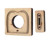 RASTKY Troquel de Corte de Cuero y Madera de Acero, Herramienta Artesanal de Cuero Eficiente para Elaboración Manual