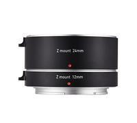 RASTKY Tubos de Extensión Automáticos de Enfoque Automático, Tubo de Fotografía Macro de 12mm + 24mm, Compatible con Cámara sin Espejo Z50 Z5 Z6 Z6II Z7 Z7II