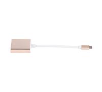 RASTKY USB 3.1 Tipo C Reversible para el Cable Adaptador VGA HDTV con Oro de Aluminio (Gold)