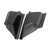 RASTKY Winglets Protectores del Alerón Delantero de la Motocicleta para ADV 160 2019-2024, Protección contra Impactos ABS para Reparar y Mejorar la Apariencia (Estilo de Fibra de Carbono)