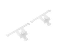 RASTKY Zapatos con Agujeros, Decoración de Ala Trasera, Mini Llavero de Zapato ABS, Material Brillante, Bolsa para Puerta y Pared, Decoración de Mochila, Gran Regalo del Día de San Valentín (WHITE)