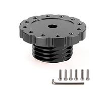 RASTP Adaptador de volante de aluminio, adaptador de volante Sim Racing Gaming para Thrustmaster T300, T500, TS-PC, TS-XW (negro)