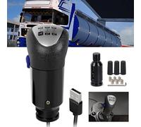 RASTP Palanca de cambios USB American Truck Simulator, perilla de palanca de cambios para juegos ATS y ETS2 compatible con Logitech G27 G29 G920 Thrustmaster TH8A Fanatec SQ, PC Sim Racing Shifter