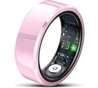 Rastreador de Actividad física con aplicación, Anillo de Seguimiento de ritmo cardíaco Durante el sueño y Fitness portátil con Compartimento de Carga, Anillo Inteligente para Hombres y Mujer