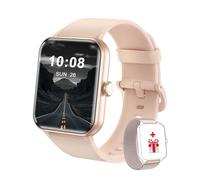 Rastreador de actividad física con llamadas inalámbricas para hombres y mujeres, reloj inteligente deportivo con monitorización de actividad, pantalla táctil de 1,86 pulgadas, con podómetro, D