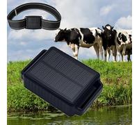Rastreador De Animales, Localizador GPS De Animales, Posicionamiento En Tiempo Real, Seguimiento Histórico|Alarma Remota|Monitoreo Móvil|IP67 a Prueba De Agua|Carga De Energía Solar, Para Ganado