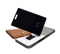 Rastreador de billetera para Android, inalámbrico, recargable, tarjeta inteligente de seguimiento, tarjeta fina compatible con Google Mi dispositivo Buscar APP (Android solamente), para maletas/bolsos