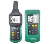 Rastreador de cables digital, Localizador de cables subterráneos, Probador de detector de tubos metálicos, Señal de 125 kHz, CA CC 12-400 V, Pantalla LCD, Luz LED, Para falla de tubería de piso de