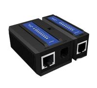 Rastreador De Cables Ethernet LAN, Probador De Trazador De Cables, Interruptor POE BNC RJ11 RJ45 Cat5/6, Cable De Red, Teléfono, LED, Buscador De Línea De Fibra Óptica(RJ45 Cable Tester)