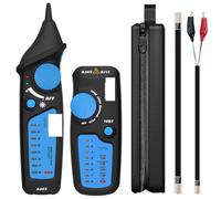 Rastreador de cables RJ45 RJ11, cable telefónico, red LAN, TV, buscador líneas eléctricas, comprobador + voltaje modo dual AVD06(BSIDE FWT81)