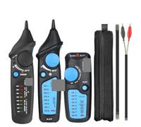 Rastreador de cables RJ45 RJ11, cable telefónico, red LAN, TV, buscador líneas eléctricas, comprobador + voltaje modo dual AVD06(BSIDE FWT81 AVD06)