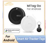 Rastreador Bluetooth inteligente MiLi para buscador de artículos Android, funciona con Google Find Hub, buscador de dispositivos para maleta de equipaje con llaves, mochila White-yellow paw