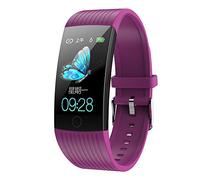 rastreador de fitness con pantalla a color, reloj rastreador de actividad con monitor de ritmo cardíaco, pulsera inteligente a prueba de agua ipx8 para hombres y mujeres