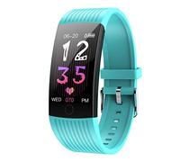 rastreador de fitness con pantalla a color, reloj rastreador de actividad con monitor de ritmo cardíaco, pulsera inteligente a prueba de agua ipx8 para hombres y mujeres