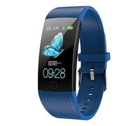rastreador de fitness con pantalla a color, reloj rastreador de actividad con monitor de ritmo cardíaco, pulsera inteligente a prueba de agua ipx8 para hombres y mujeres