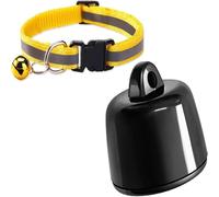 Rastreador de Mascotas GPS para Perros y Gatos, sin Tarifa mensual, Compatible con iOS/Android, Dispositivo de Seguimiento Global para Collares y Equipaje (Collar para Mascotas + rastreador)