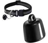 Rastreador de Mascotas GPS para Perros y Gatos, sin Tarifa mensual, Compatible con iOS/Android, Dispositivo de Seguimiento Global para Collares y Equipaje (Collar para Mascotas + rastreador)
