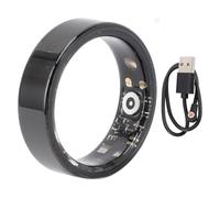 Rastreador de Salud con Anillo Inteligente, Anillos de Salud Portátiles con Seguimiento del Sueño, Anillos de Seguimiento de Actividad Física, con (Talla 7)