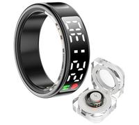 Rastreador De Salud Con Anillo Inteligente Con Pantalla LED, Rastreador De Presión Arterial De Oxígeno En Sangre Y Ritmo Cardíaco Durante El Sueño IP68 Anillo Inteligente Resistente Al Agua For Mujere