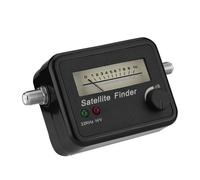 Rastreador de señal satelital digital apto para recepción digital y analógica. Medidor extremadamente sensible. Ligero y de tamaño de bolsillo.