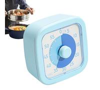 Rastreador de tiempo para niños - reloj de enfoque analógico, temporizador de trabajo de estudio | Visual 60 minutos de cuenta regresiva, herramienta de recordatorio de horario tranquilo para el cepil