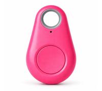 Rastreador GPS Bluetooth con Alarma Antipérdida - Localizador Inteligente para Perros, Gatos, Mascotas, Niños, Coche, Llaves, Maletas - App Móvil, Geocercas, Batería Larga Duración. (Rosa)