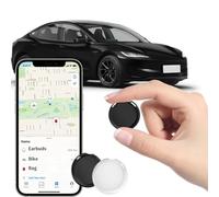 Rastreador GPS inteligente para vehículos Compatible con Apple Find My App (solo iOS) Etiquetas de rastreador de aire en tiempo real Cobertura global Dispositivo de localización del coche oculto Sin