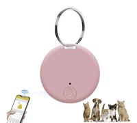 Rastreador GPS, Localizador De Buscador De Llaves, Localizador GPS para Niños, Coche, Perros, Dispositivo Móvil Inteligente Antirrobo con Alarma Antipérdida, Seguimiento En Tiempo Real(Rosa)