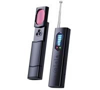 Rastreadores GPS ＆ Detectores de cámara Ocultas, 5 Modos Detector de RF con Antena de Refuerzo Extensible y Lente infrarroja, escáner de señales inalámbricas portátiles con luz para Hotel, hogar