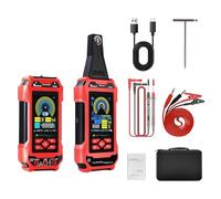 Rastreo profesional 2 en 1 de cables y cables con multímetro digital para una ubicación precisa de fallos eléctricos y aplicaciones de prueba de voltajes, detector de cables de red