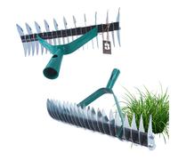 Rastrillo de corte 380 x 130 mm ventilador de césped cultivador aireador de...