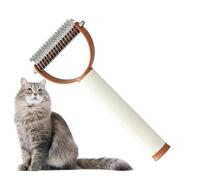Rastrillo de cuidado del pelaje, Mango Ergonómico Eliminación de Nudos, Herramienta de Cuidado de la Piel Interior, Rastrillo para Perros, Para Viajar, Sala De Estar, Refugio De Animales, Pelo Largo