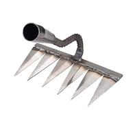 Rastrillo de desmalezado con azada - Rastrillo Manual para Quitar Clavos de Metal, Rastrillo de desmalezado con azada, Herramientas agrícolas | Herramientas agrícolas del rastrillo de uñas del Diente