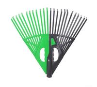 Rastrillo de hojas en forma de abanico para jardines, herramienta perfecta para una limpieza rápida y fácil del césped
