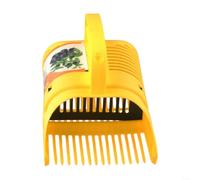 Rastrillo de plástico PP para recoger bayas, 22 x 17 x 14 cm, herramienta | Los dientes redondos del peine evitan la extrusión de frutas, bloquean las espinas de las ramas, recogen arándanos, grosellas
