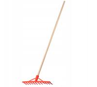 Rastrillo KADAX, heno con mango largo de madera,