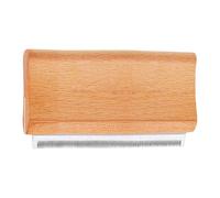 Rastrillo para aseo de animales - Cepillo para quitar el pelo, peine para la eliminación del pelo inferior con mango de madera, herramienta para la limpieza del pelo, herramienta de masaje a Den