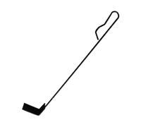 Rastrillo Para Carbón, Utensilio de Limpieza Resistente Atizador, Pala Rascadora para Chimenea, Para BBQ Fogón Horno Pizza Estufa Leña Ahumadores Parrillada Patio Trasero