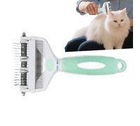 Rastrillo para Subpelo de Perros | Herramienta Para Desenredar Pelo Largo | Rastrillo Multifuncional Para Aseo Canino Que Elimina Pelos Sueltos En Cepillado, Casa O Viaje