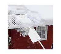 Rastrillo para techos, rastrillo Ajustable de 6/9 Metros para Quitar la Nieve, con Mango telescópico, Agarre Antideslizante, Ruedas y Lona para una Limpieza eficiente de la Nieve. Ideal para