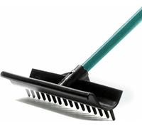Rastrillos de arena de golf para búnker, playa de lago y campo de conducción, metal resistente, ligero para bolsa, rastrillo de hojas de césped y kit de herramientas de jardinería