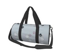 Rastros de Huellas de Patas Cate, Bolsa de Viaje de Gran Capacidad, Bolso Redondo, Bolsa de Viaje Deportiva, Bolsa de Mano, Bolsa de Fitness