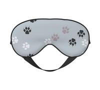 Rastros de huellas de patas Cate, Cubreojos completos Antifaz bloqueador de luz Antifaz para dormir Antifaz suave con los ojos vendados Noche