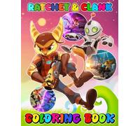 Rat-chet's coloring book for Fan Men Women Teen: Cute, Easy, Bold Coloring Pages for Relaxation & Fun Easy Coloring Pages