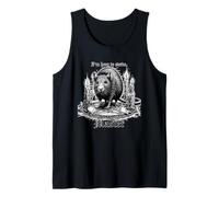Rat Magic Ritual Familiar Pentagrama Satánico Camiseta sin Mangas